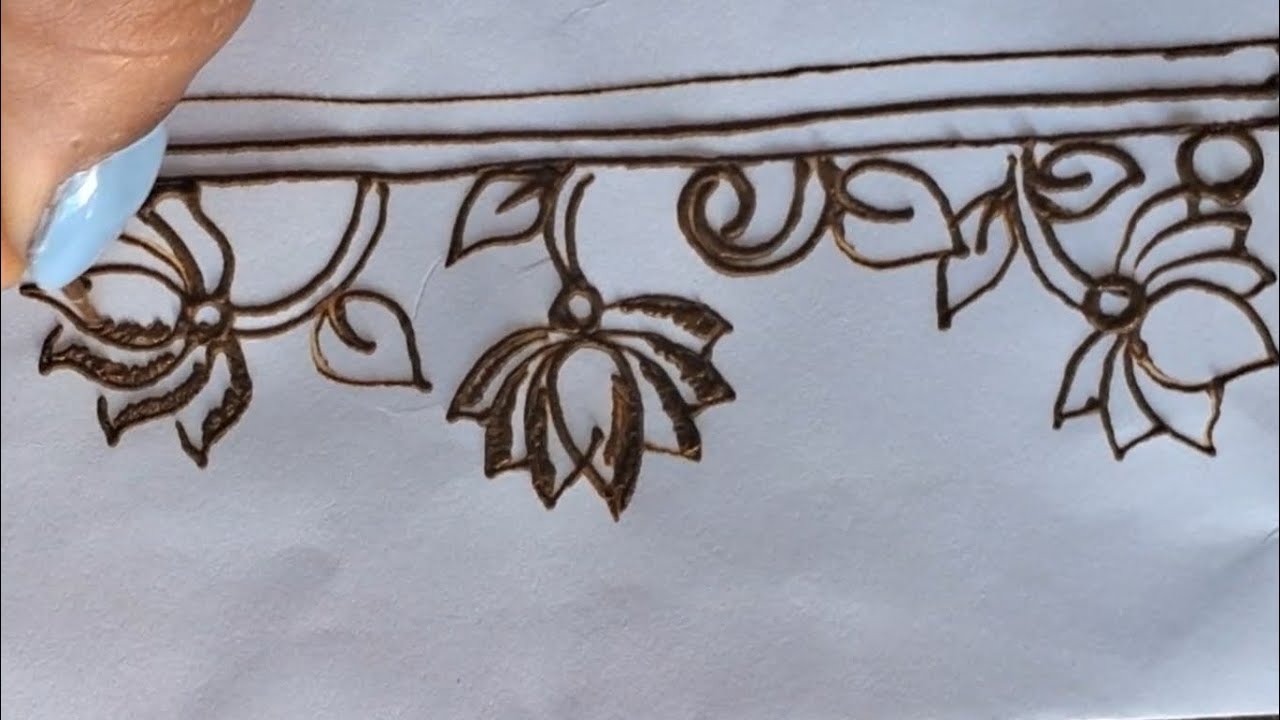 Easy Lotus Mehendi Design Step-By-Step | Latest Mehndi 2025