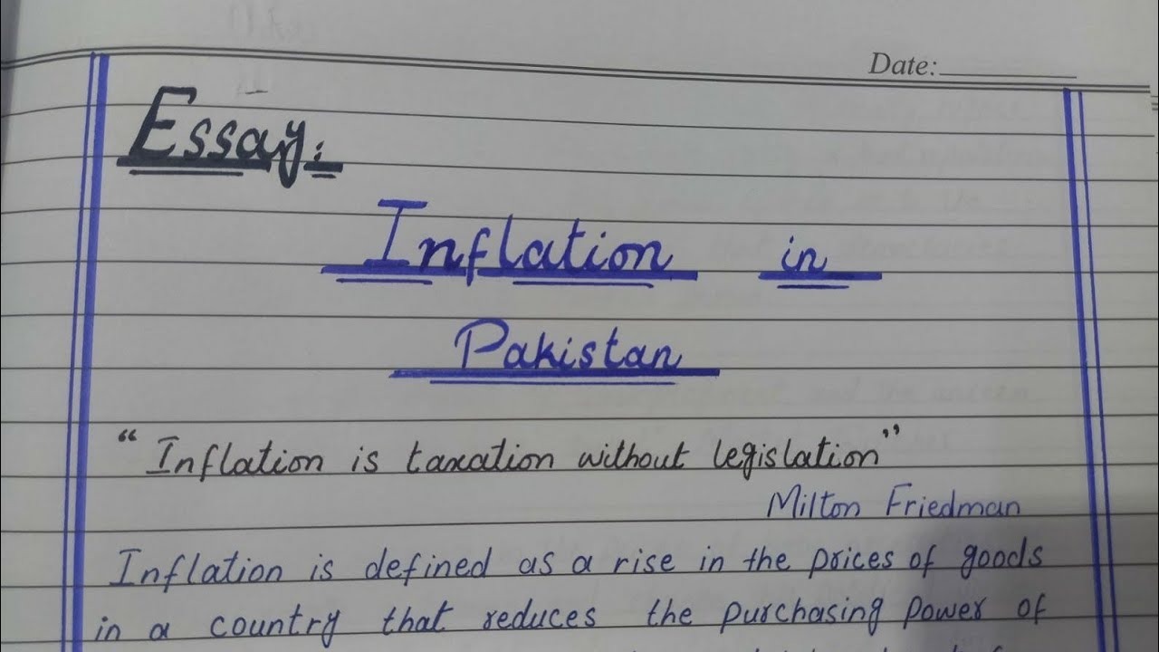 essay on inflation in english| how to write essay on inflation in english