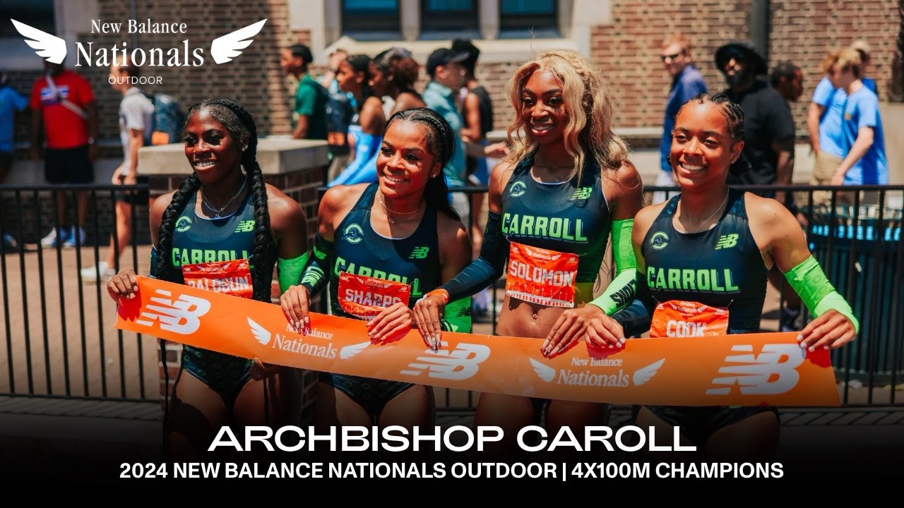 Archbishop Carroll's Girls' Relay Team After 4x100m Win At New Balance Nationals | Race Breakdown