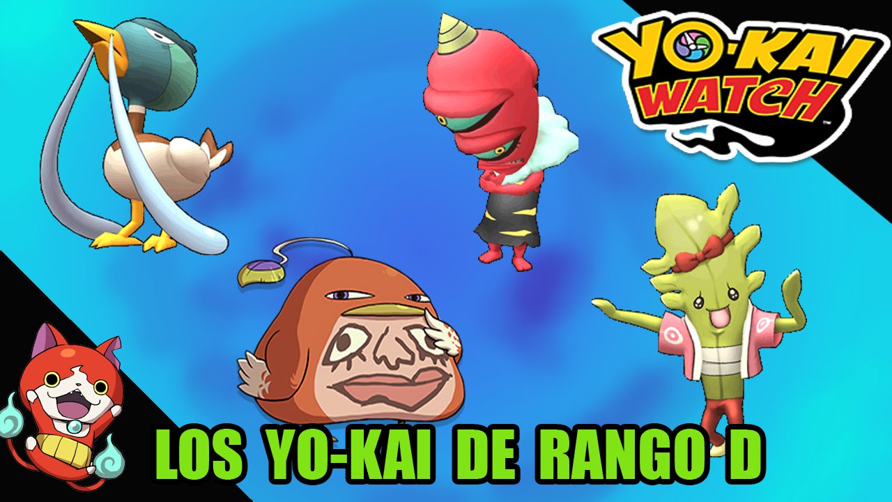 Guía Yo-Kai Watch: los Yo-kai de rango D