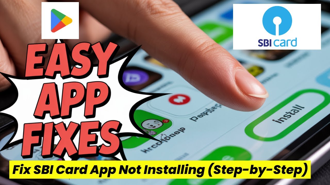 Fix SBI Card App Not Installing (Step by Step)
