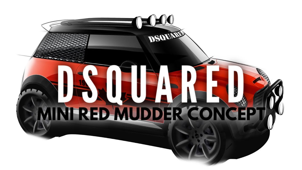 The DSQUARED MINI Cooper Red Mudder Concept