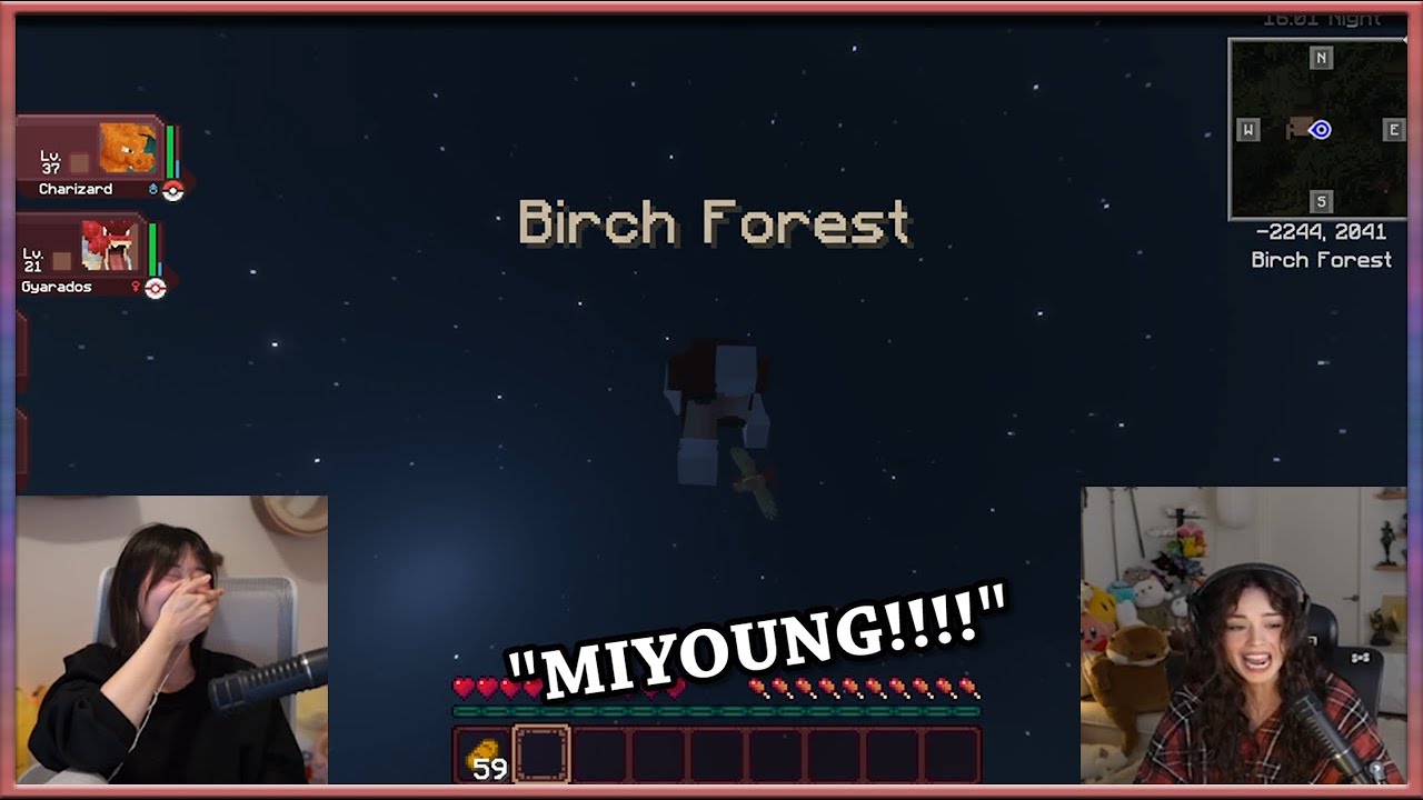 Miyoung crying from laughter after Valkyrae's misclicks