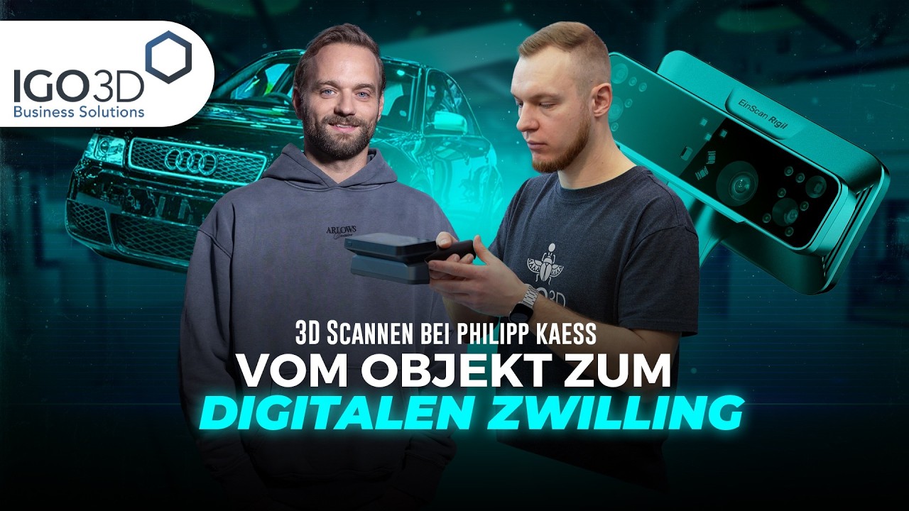🎥 Live 3D Scannen bei Philipp Kaess auf der Essen Motor Show 2025