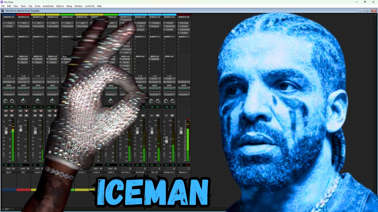 Drake Ran To Atlanta  Pro Tools Intro Recording Template Waves Plugins