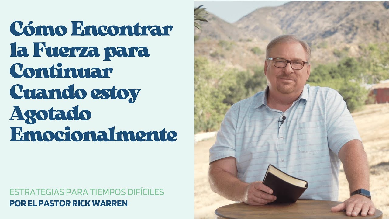 Cómo Encontrar la Fuerza para Continuar Cuando estoy Agotado Emocionalmente