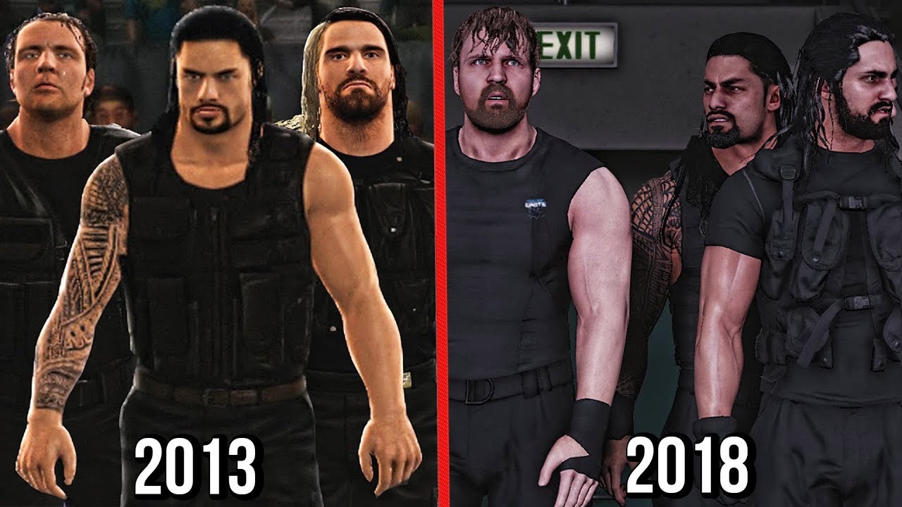 The Evolution Of The Shield In WWE Games! ( WWE 2K14 To WWE 2K19 )