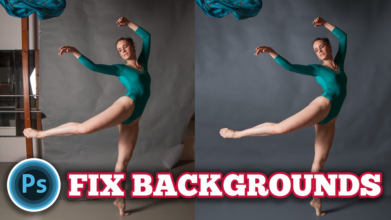 Fix backgrounds in Photoshop
