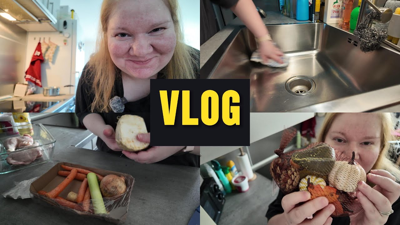 Podzimní dekorace, vaření a malý update v koupelně | HOME VLOG