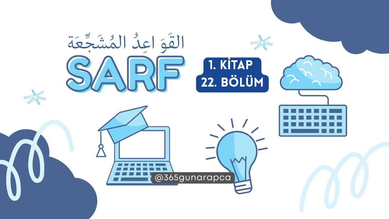Arapça Sarf Dersleri 22 | Sülasi Mezid 2 Harf Eklenen Fiiller | 5 Harfli Fiil Kalıpları