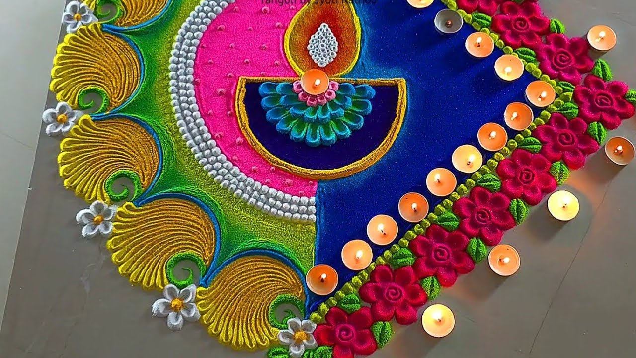 Rangoli designs for Diwali | Diwali Rangoli designs 2023 | deepavali 2023