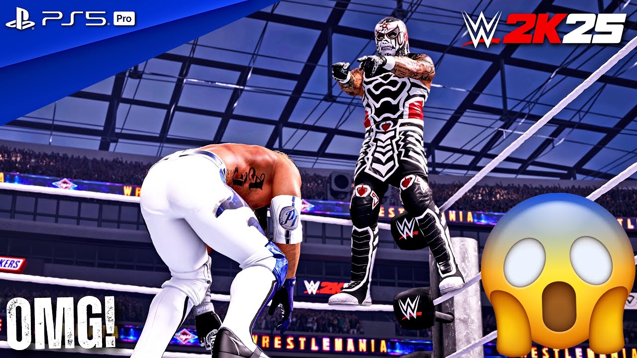 WWE 2K25 - Penta vs. AJ Styles (c) - IC Championship Match at WrestleMania 41 | PS5 Pro [4K60]
