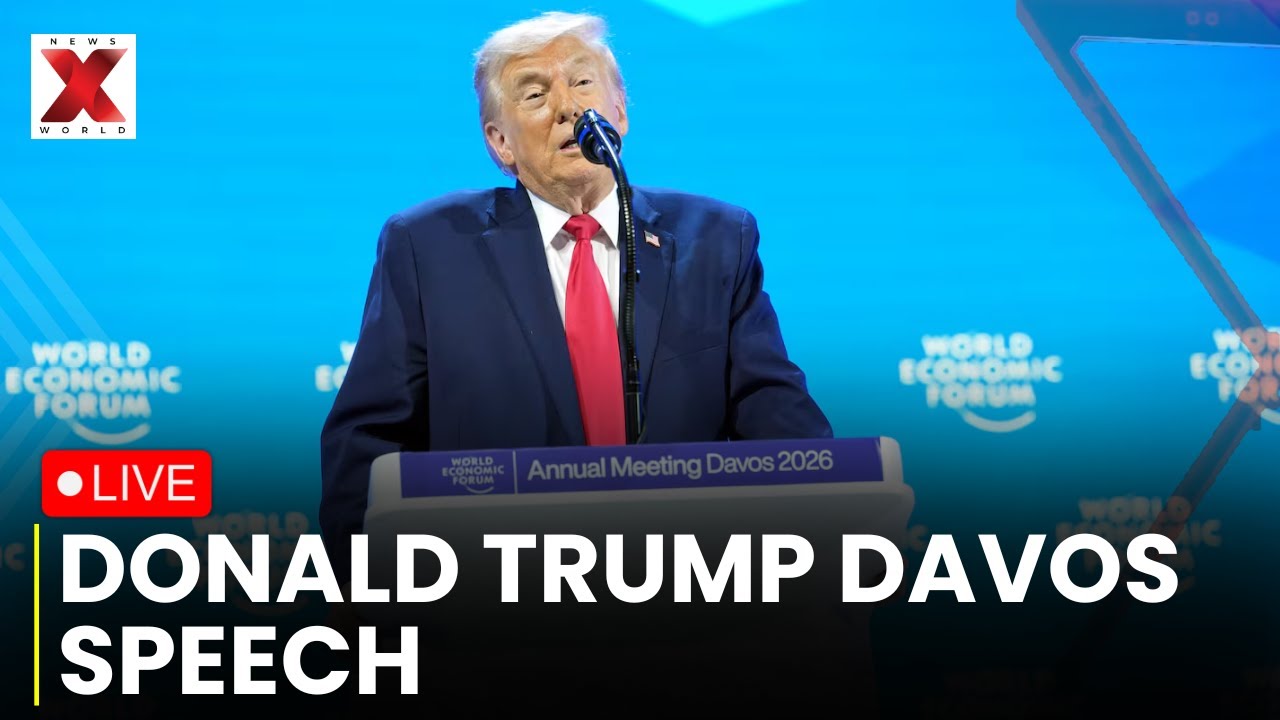 Trump Davos Speech LIVE: Trump Says 'Won’t use Force to acquire Greenland | WEF 2026 | Trump LIVE