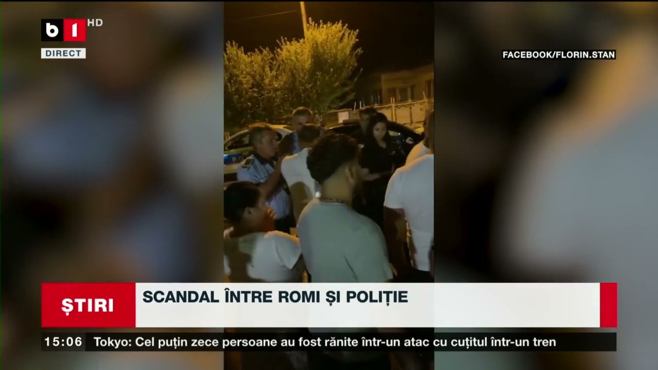ROSIORI DE VEDE - SCANDAL INTRE ROMI SI POLITIE_Stiri B1_8 august 2021