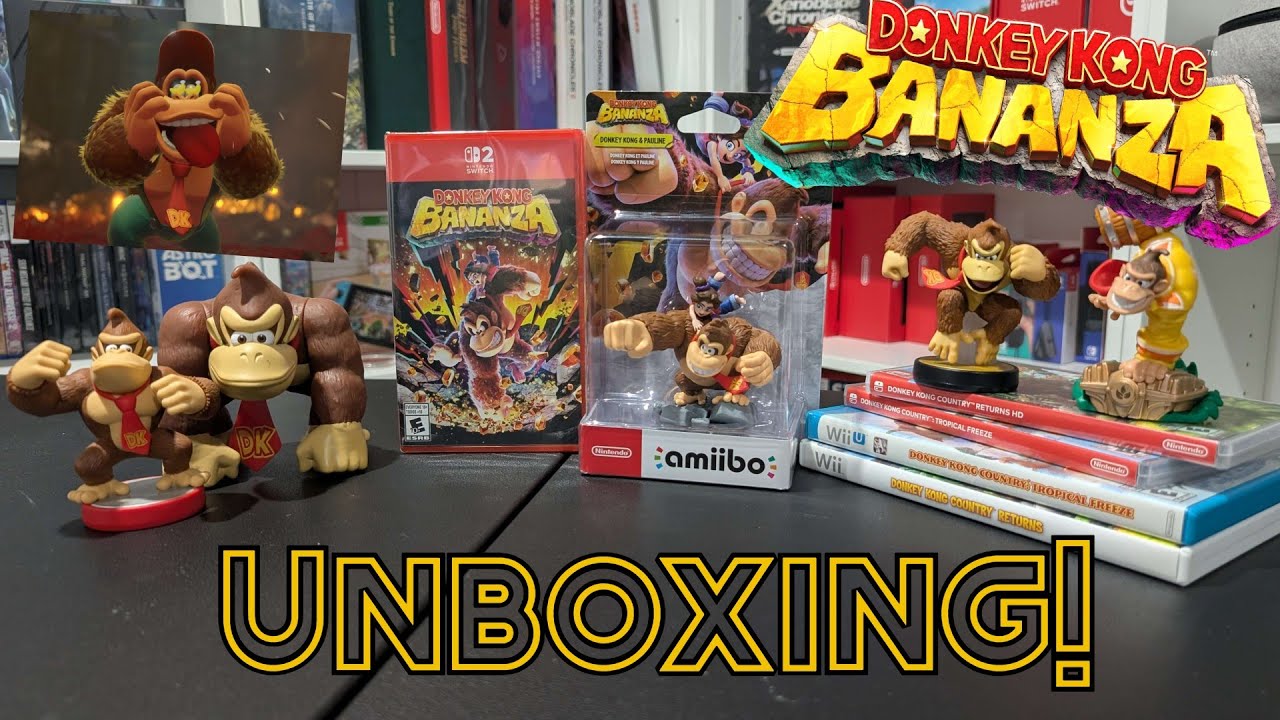 Donkey Kong Bananza Game & amiibo Unboxing! | BABBN's Bundle