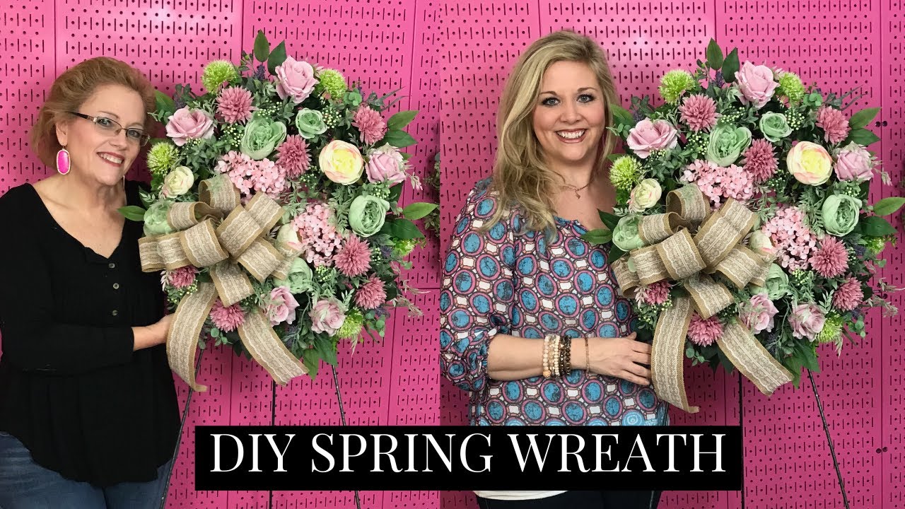 How to Make a Spring Wreath - DIY Spring Wreath
