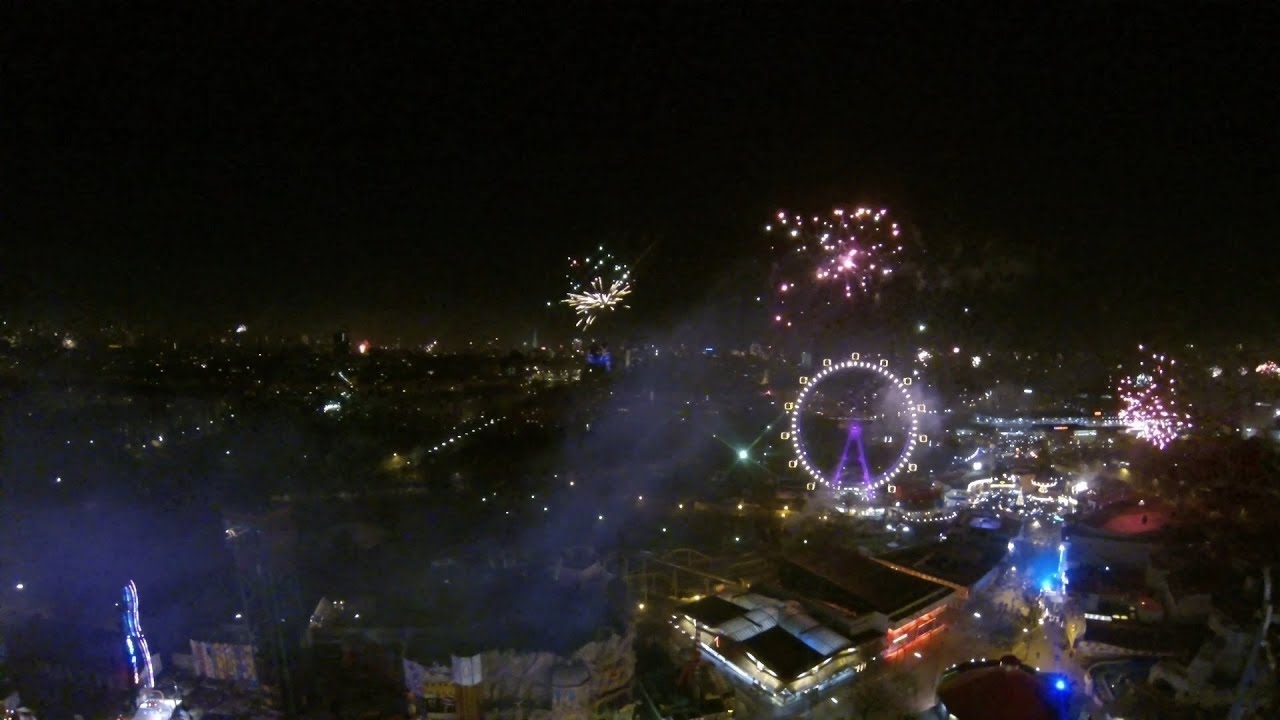 New Year Eve 2018 Vienna Ride Freefall Wiener Freifallturm (Koidl) Prater Wien Vienna POV Onride