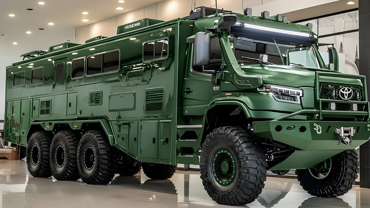 Автодом Toyota Thunderbone 8×8 2026 года – роскошный внедорожник высшего класса.