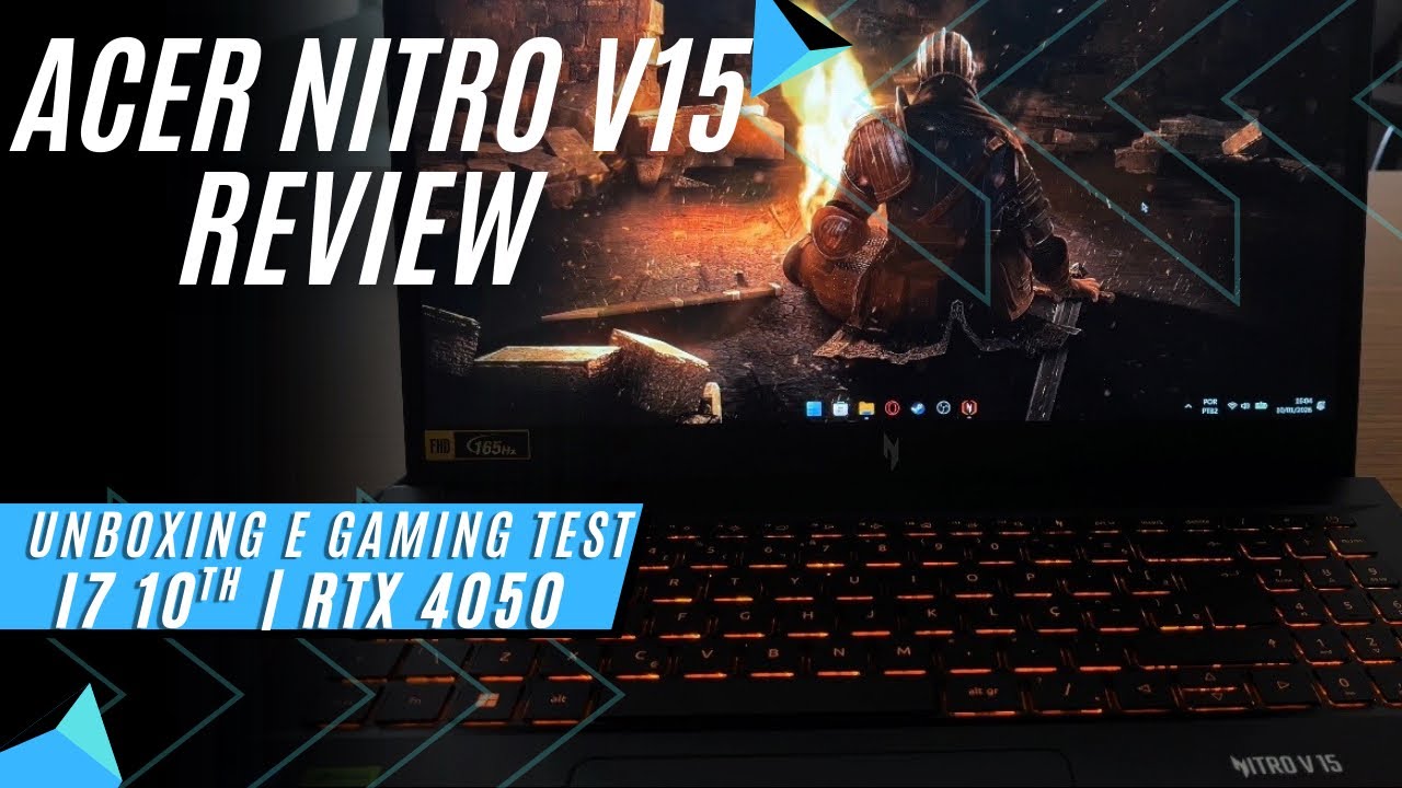 COMPREI E TESTEI ACER NITRO V15 [I7 13620H + RTX 4050]