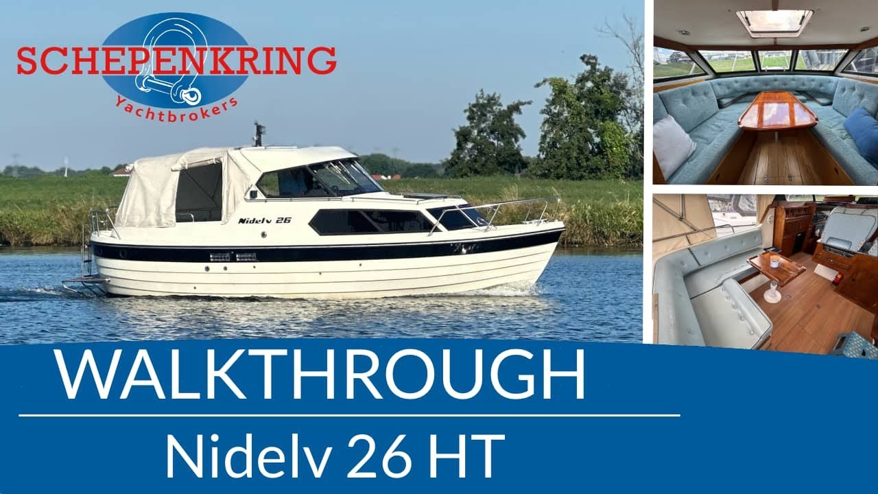 Nidelv 26 HT for sale Walktrough | Schepenkring jachtmakelaars | Krekelberg Nautic