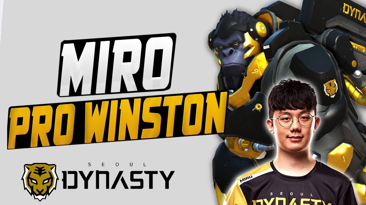 SEOUL DYNASTY MIRO BEST WINSTON IN THE WORLD! [ OVERWATCH SEASON 9 TOP 500 ]