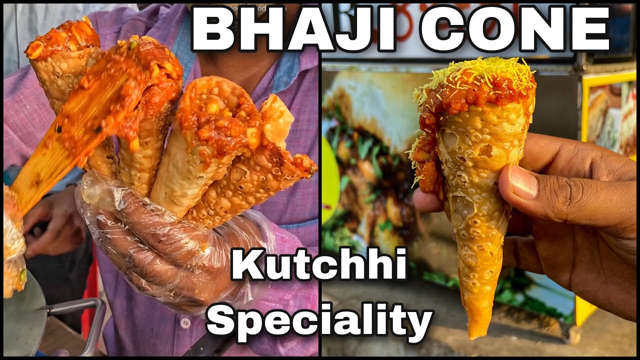 Unique Street food innovation 🤩 | BHAJI CONE