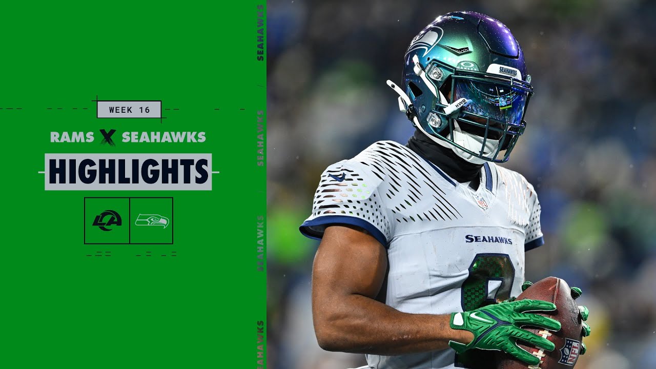 Kenneth Walker III's Best Plays From 164-Yard Game vs. Rams | 2025 Week 16