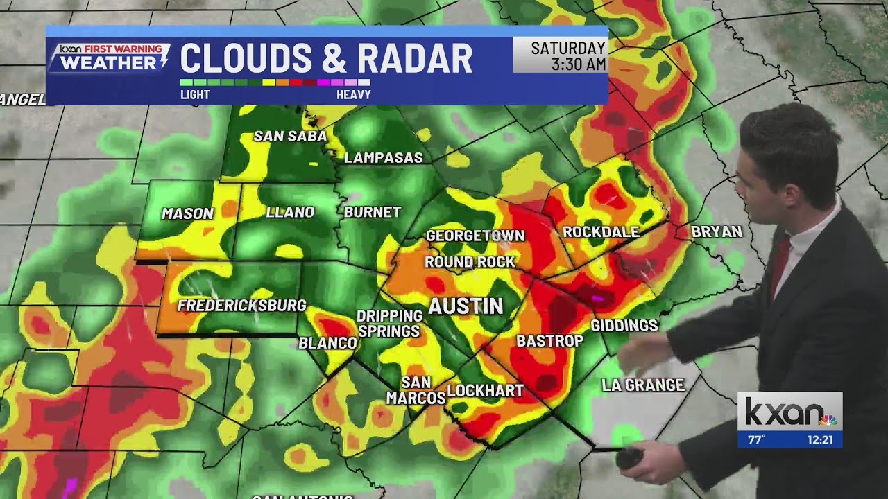Increasing confidence for heavy rain in Central Texas Friday night | KXAN Weather Forecast