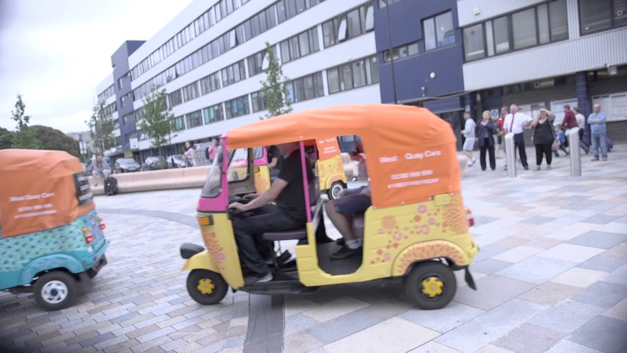 Tuk Tuk Taxis arrive in Southampton
