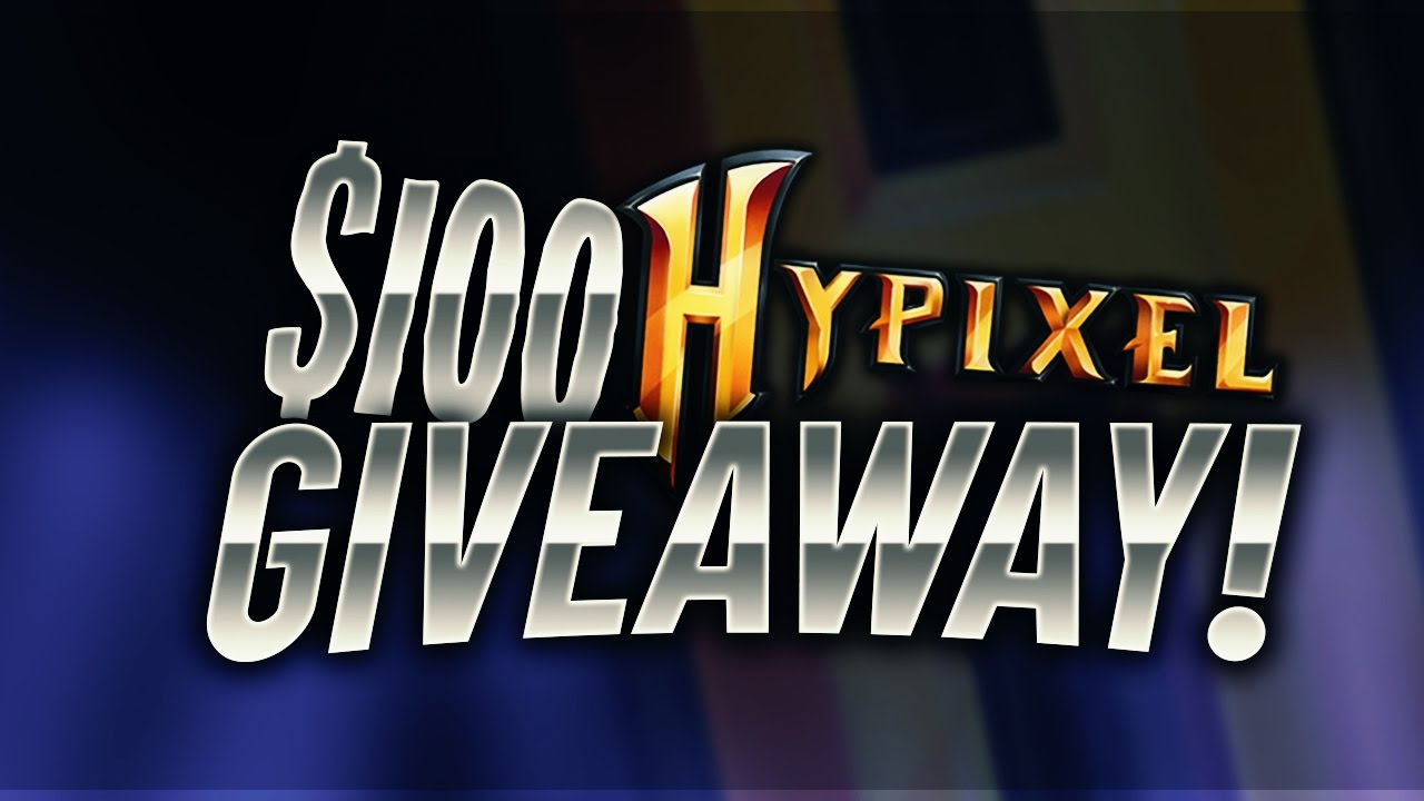 $100 Hypixel Giveaway