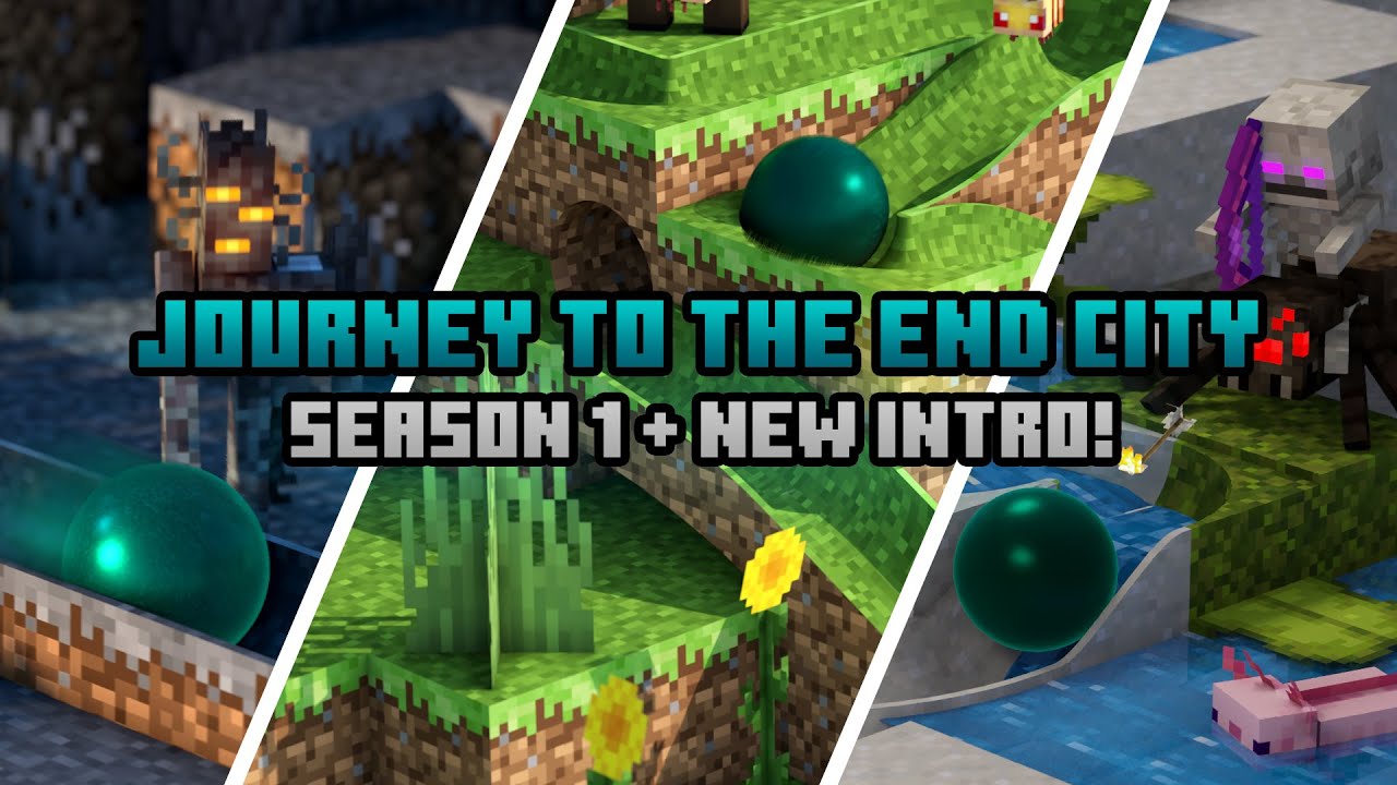 Journey to the End City &ndash; SEASON 1 (All Episodes + New Intro!) MINECRAFT Marble Run
