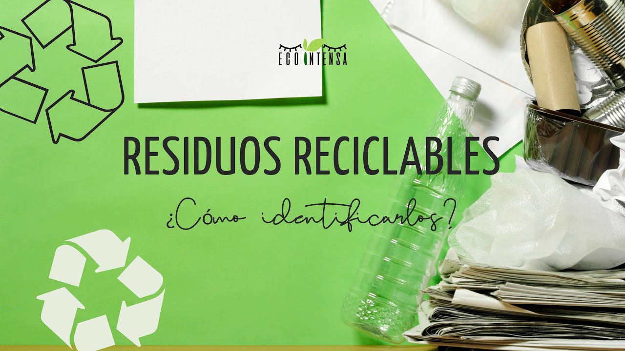 ¿Cuáles son los residuos reciclables? | Ecointensa para Télam
