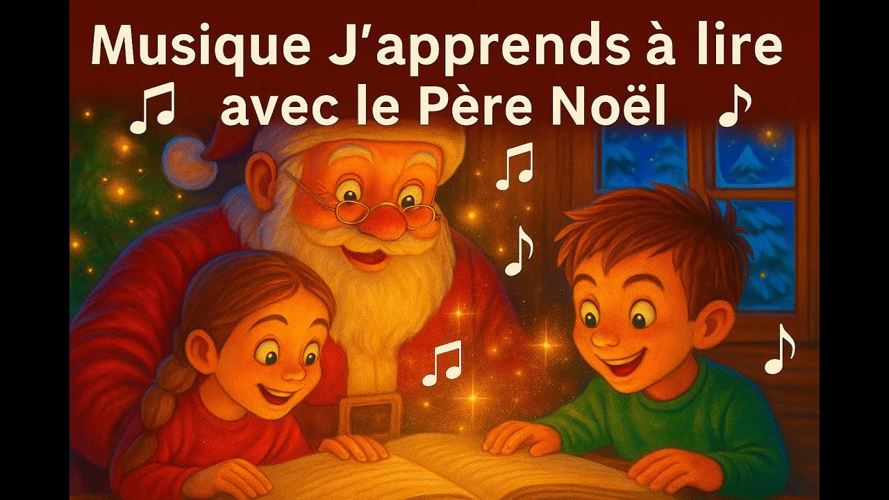 J’apprends à lire avec le Père Noël® – La chanson officielle du Tome 1 ! CP MSO Méthode Syllabique