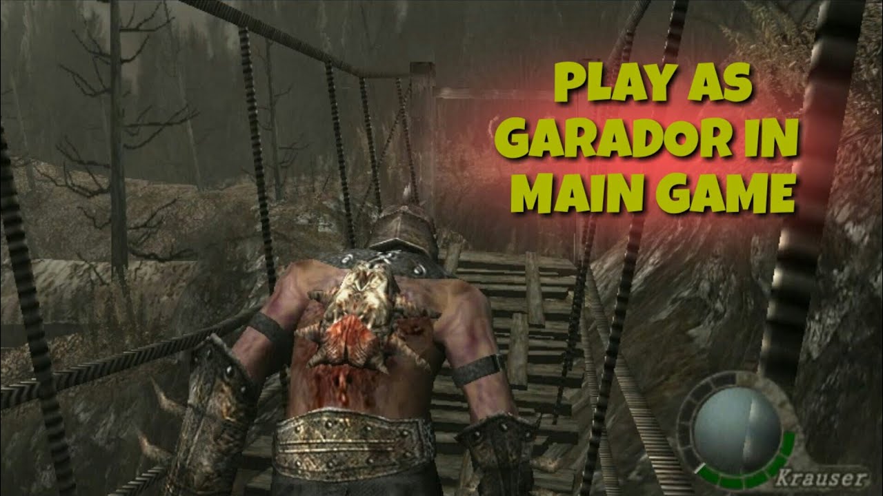 Play as Garrador Mod in main game | Resident Evil 4