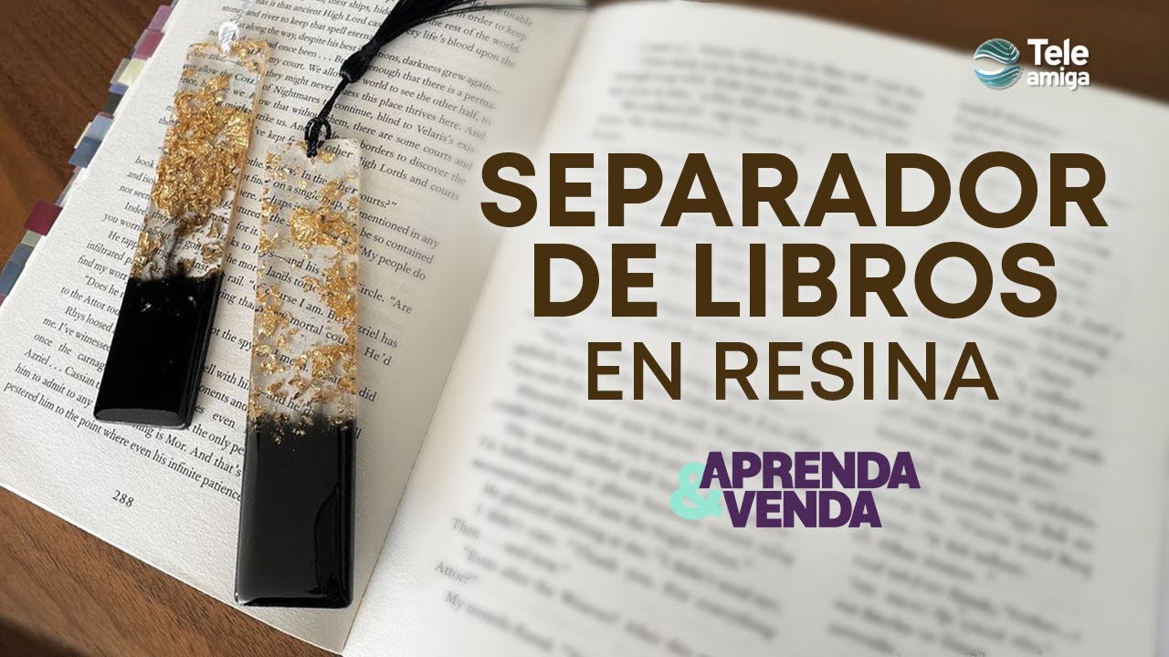 SEPARADORES DE LIBROS EN RESINA en Aprenda y Venda - Teleamiga