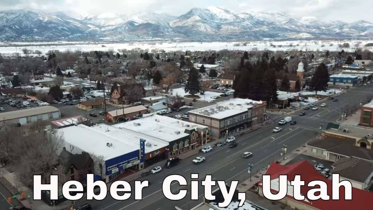 Drone Heber City, Utah | Snow