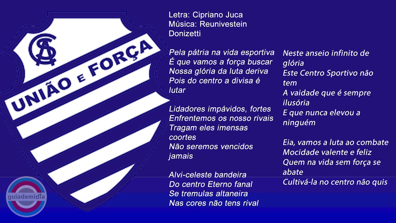 Hino do CSA ( Centro Sportivo Alagoano )