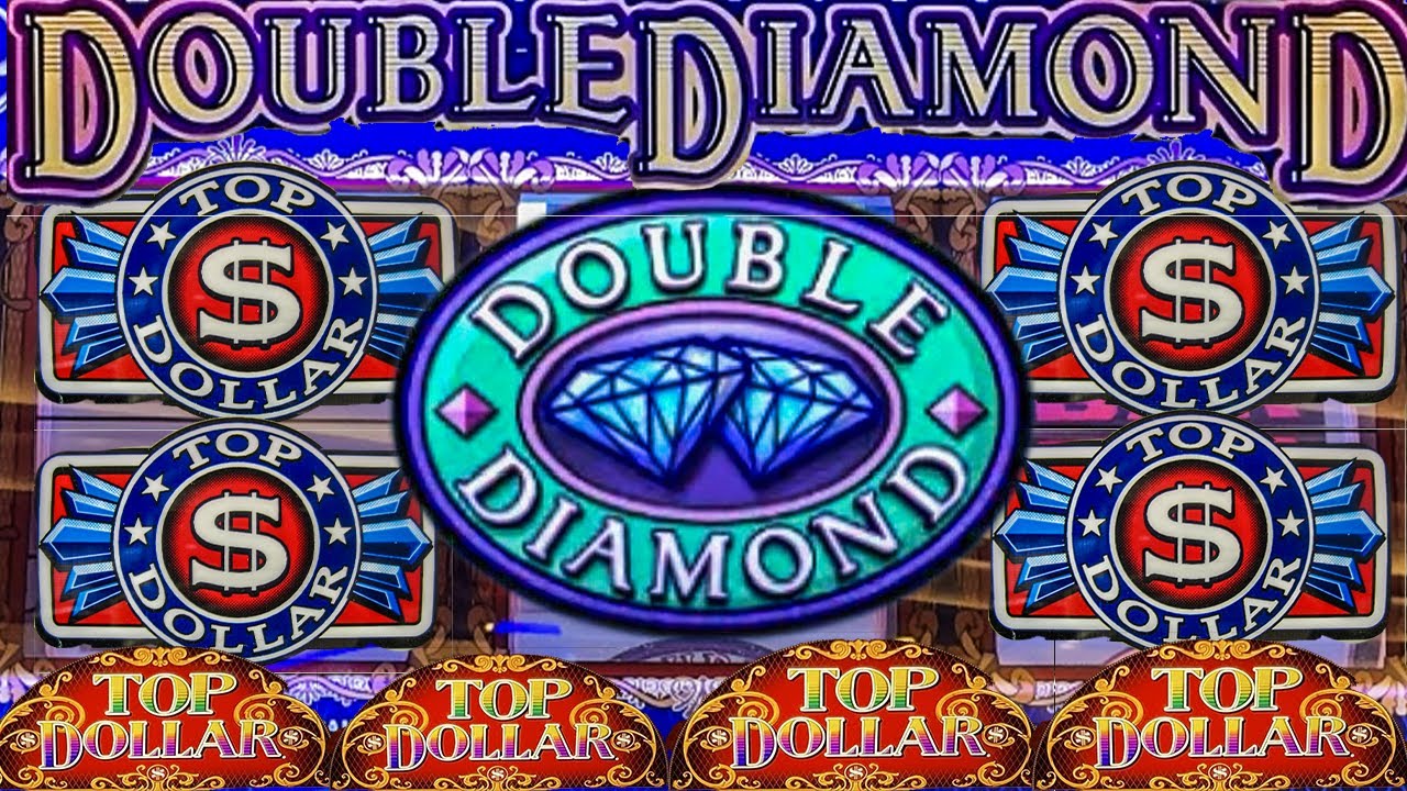 Классические слоты Old School Double Diamond и Top Dollar Casino с тремя барабанами