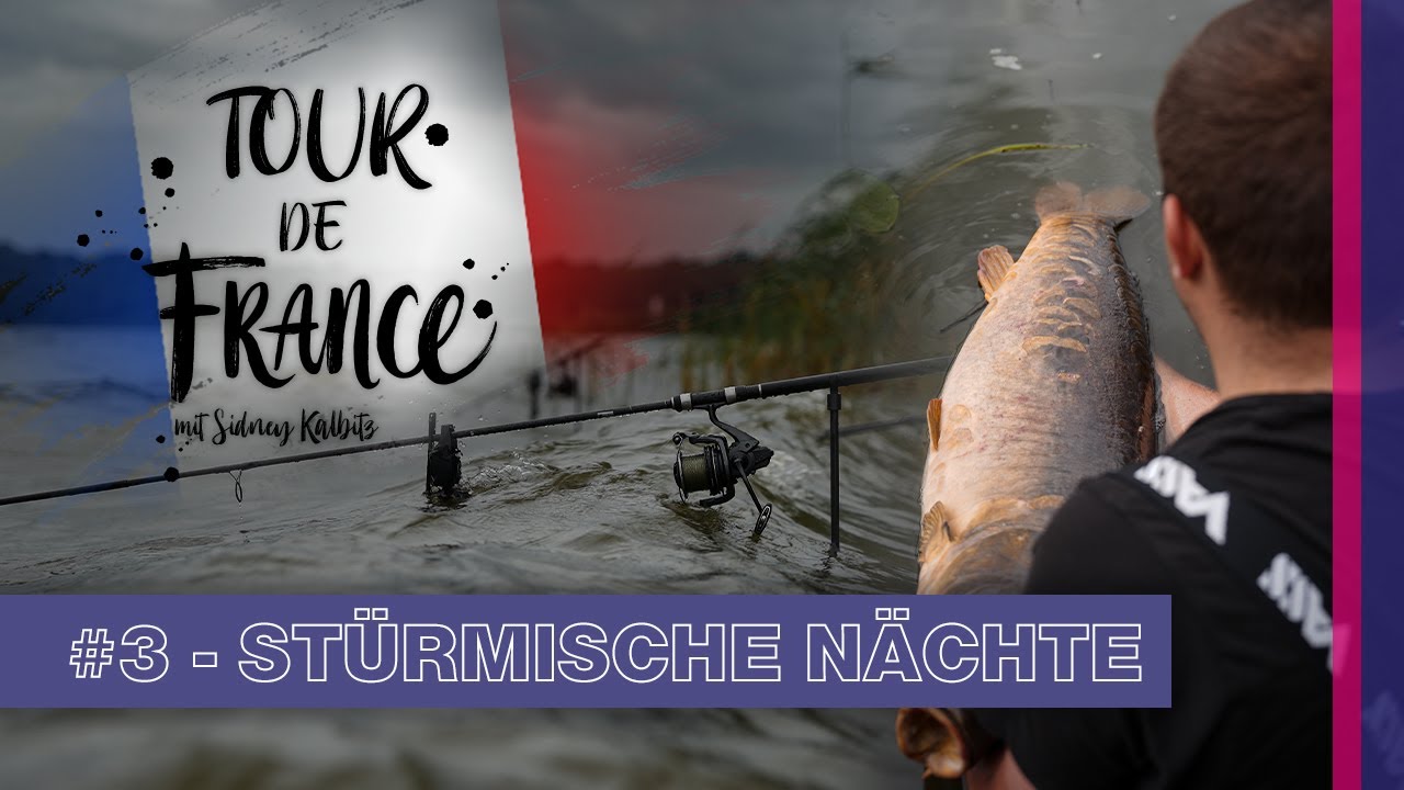 Tour de France #3 - Stürmische Nächte - mit Marco Bettin | Karpfenangeln | Frankreich | Stausee