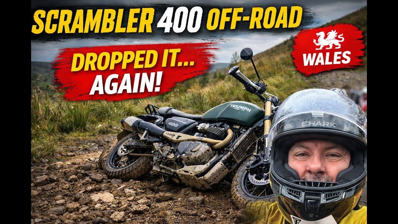 Triumph Scrambler 400 Off-Road Tested – I Dropped It More Than Once, More Power needed.