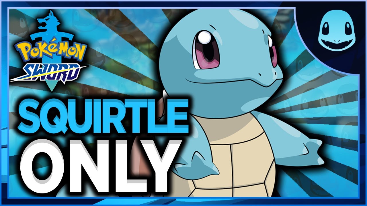 Can I Beat Pokemon Sword With Only Squirtle?? (NO ITEMS IN BATTLE)