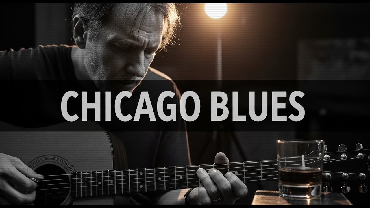 Chicago Blues Electric Guitar | Heavy Blues for Unfinished Stories