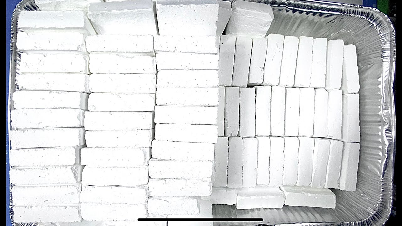 ASMR :: 100+ GYM CHALK BARS CRUMBLE :: 1K INSTAGRAM FOLLOWERS APPRECIATION