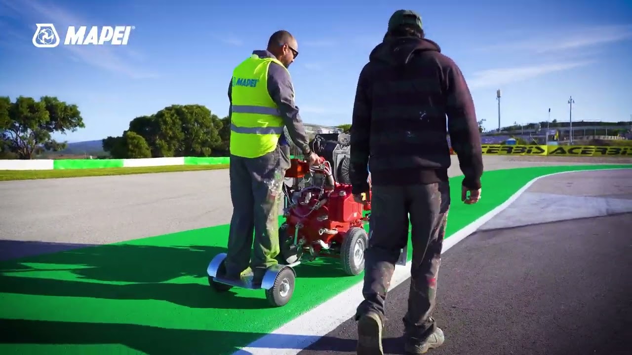MAPEI | Aplicação do Mapecoat TNS Race Track no Autódromo Internacional de Portimão