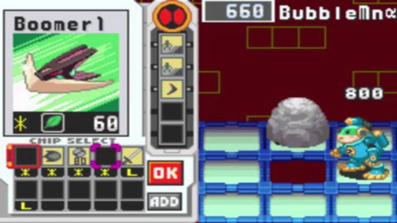 Megaman Battle Network 3 Blue - Alpha Navi hunting Part 1
