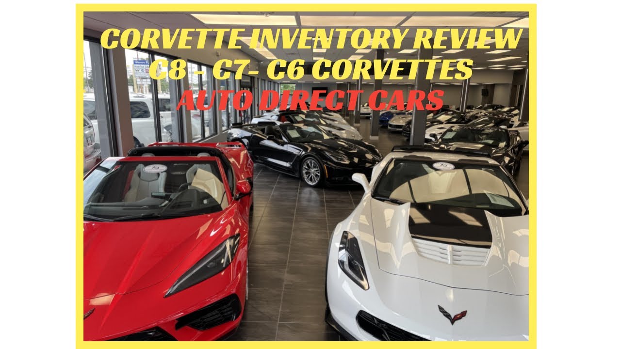 Продаются Корветы! Обзор автомобилей Auto Direct. Корветы C8-C7-C6 и многое другое!