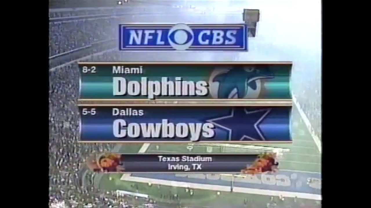 1999-11-25 Miami Dolphins vs Dallas Cowboys