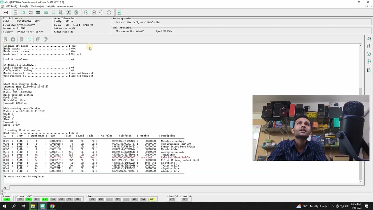 how to repair  usb hard disk firmware and recover data