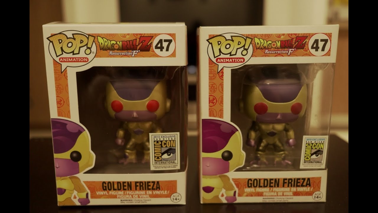 Funko clon vs original diferencias Golden Frieza red eyes