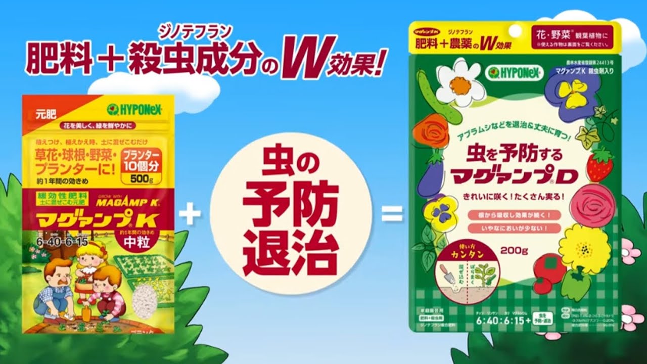 虫を予防するマグァンプＤ